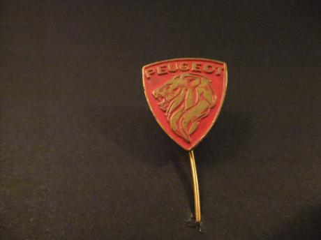 Peugeot auto logo rood